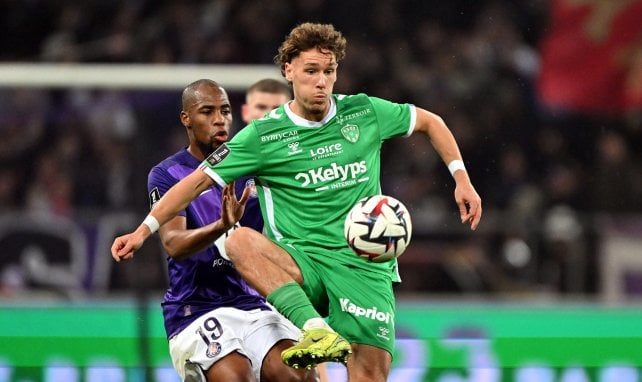 Lucas Stassin avec l'ASSE