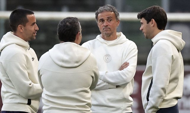 Luis Enrique et son staff technique