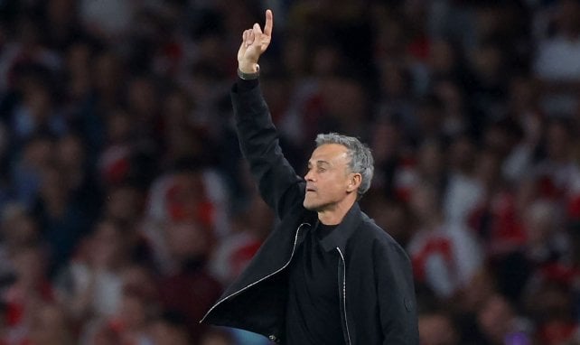 Luis Enrique sur le banc du PSG