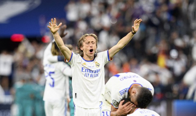 Luka Modrić sous les couleurs du Real Madrid
