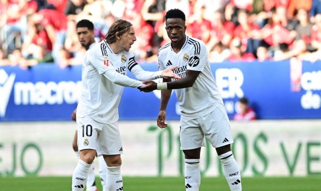 Vinicius Jr et Luka Modric