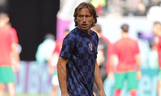 Luka Modric avec la Croatie