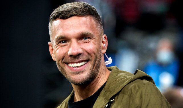 Lukas Podolski  tout sourire