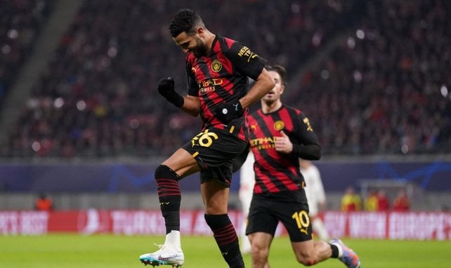 Riyad Mahrez, buteur face à Leipzig