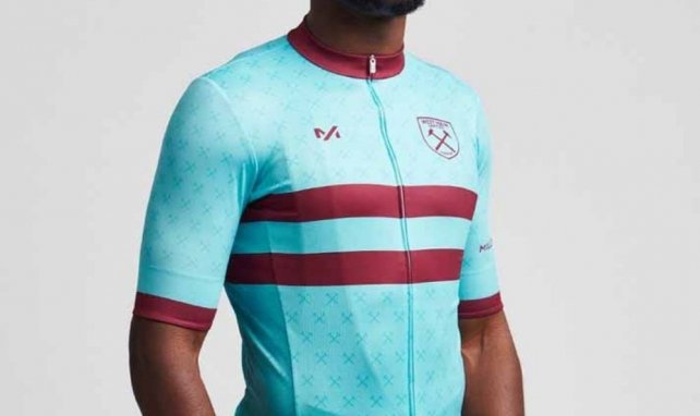 Le maillot de cyclisme Milltag aux couleurs de West Ham