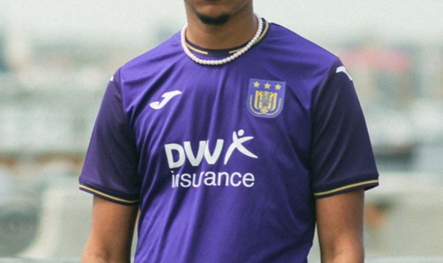 Le maillot domicile d'Anderlecht pour la campagne 2021-2022