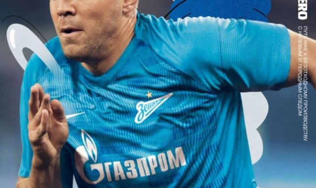 Le maillot domicile du Zénith Saint-Pétersbourg pour la saison 2021-2022