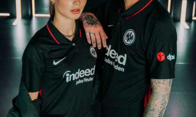 Le nouveau maillot domicile de l'Eintracht Francfort !