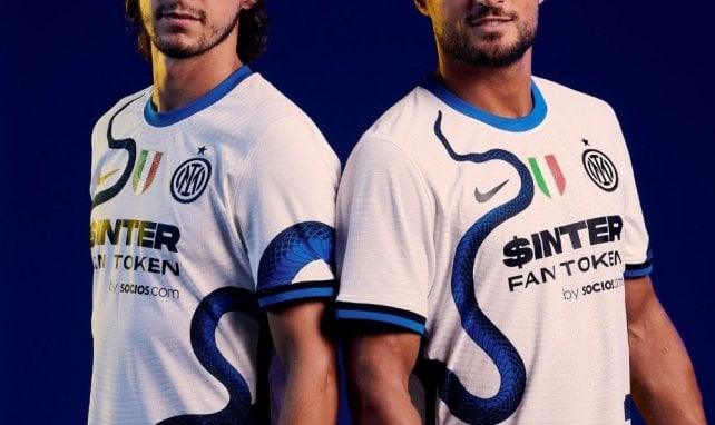 Maillot extérieur de l'Inter Milan 2021/2022