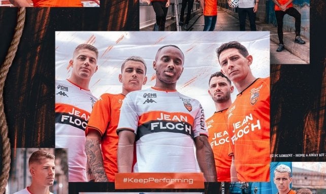Les nouveaux maillots du FC Lorient par Kappa