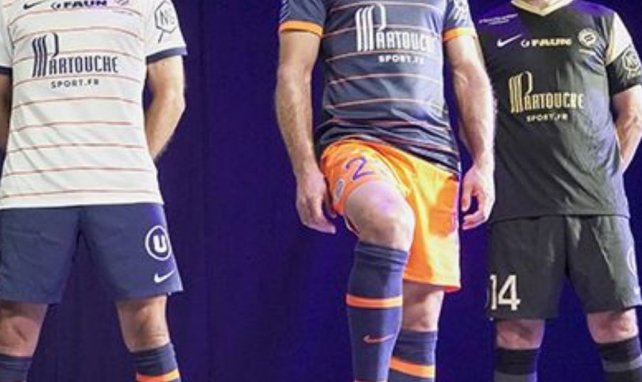 Les nouveaux maillots du MHSC