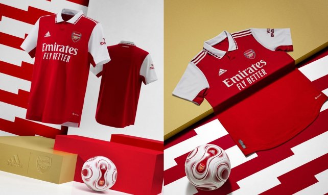 Le nouveau maillot domicile 2022-2023 d'Arsenal