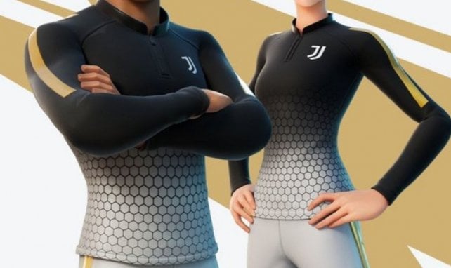 Le maillot de la Juventus Turin sur Fortnite