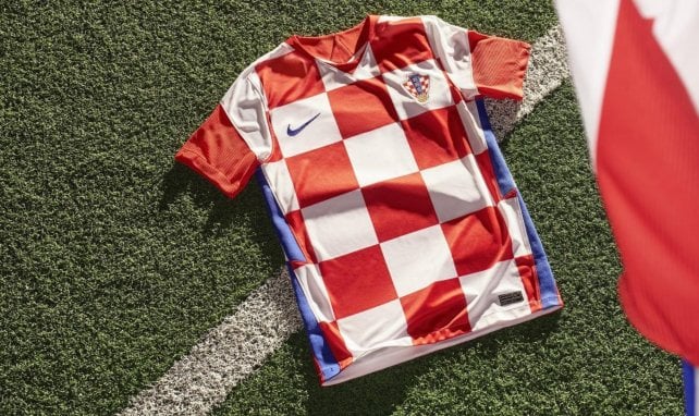 Le maillot de l'équipe de Croatie