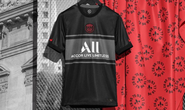 Le maillot third 2021-2022 du PSG