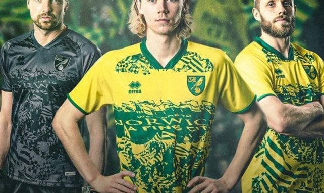 Le nouveau maillot de Norwich, dédié aux supporters !