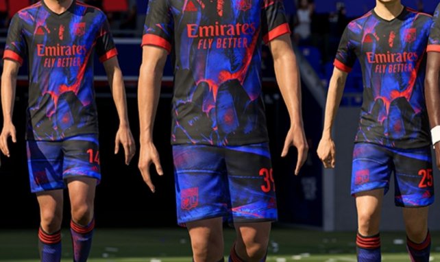Le 4ème maillot digital de l'OL sur Fifa 21 !