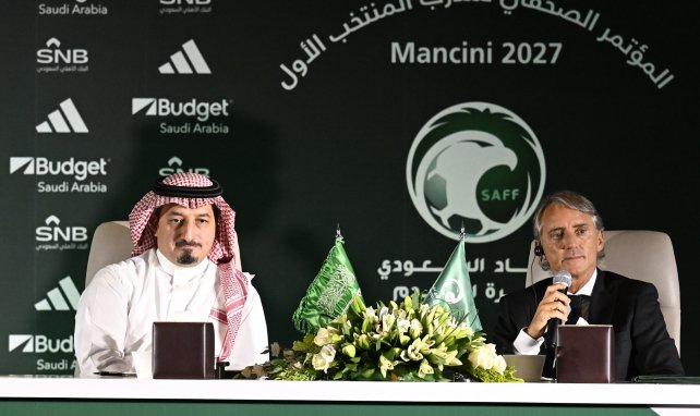 Roberto Mancini, sélectionneur de l'Arabie saoudite.