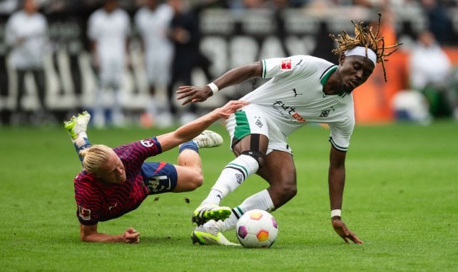 Manu Koné avec Borussia Mönchengladbach 