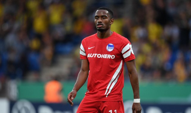 Myziane Maolida, avec le Hertha Berlin.