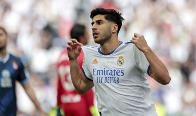 Marco Asensio avec le maillot du Real Madrid
