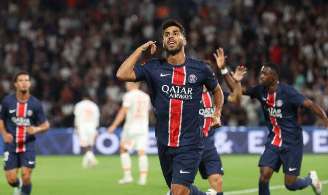 Marco Asensio sous le maillot du PSG.