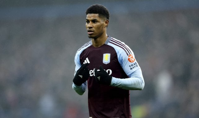 Marcus Rashford, à Aston Villa