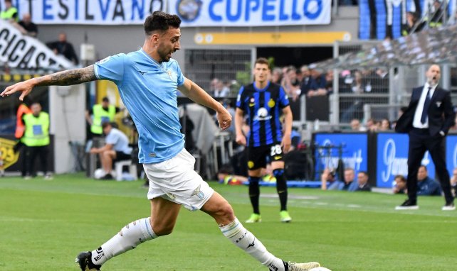 Mario Gila sous le maillot de la Lazio