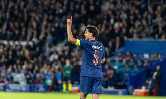 Marquinhos sous les couleurs du PSG. 