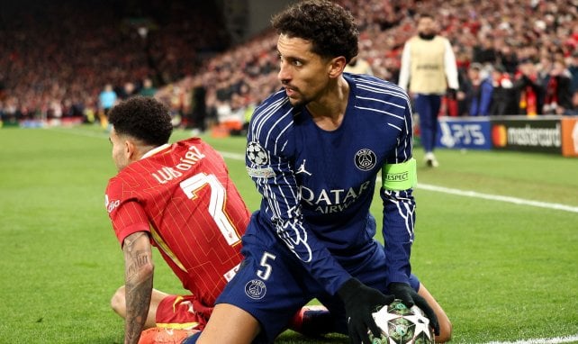 Marquinhos face à Liverpool