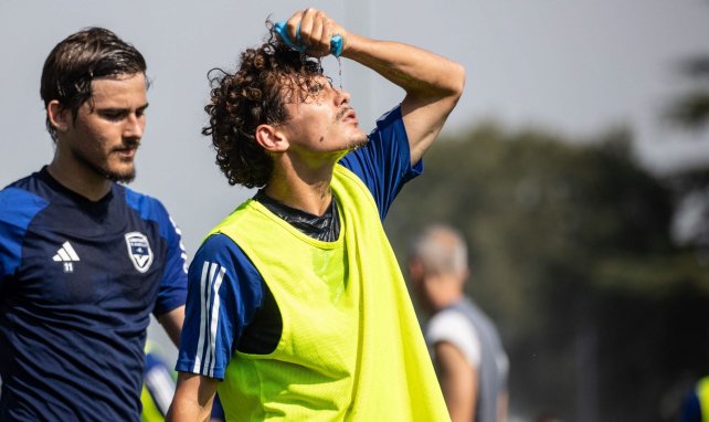 Marvin De Lima à l'entrainement avec Bordeaux