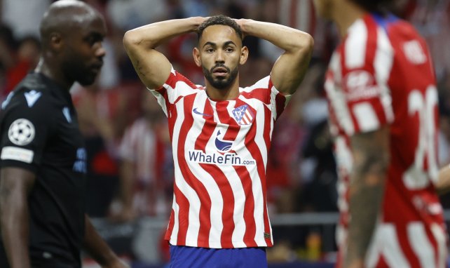 Matheus Cunha sous le maillot de l'Atlético de Madrid