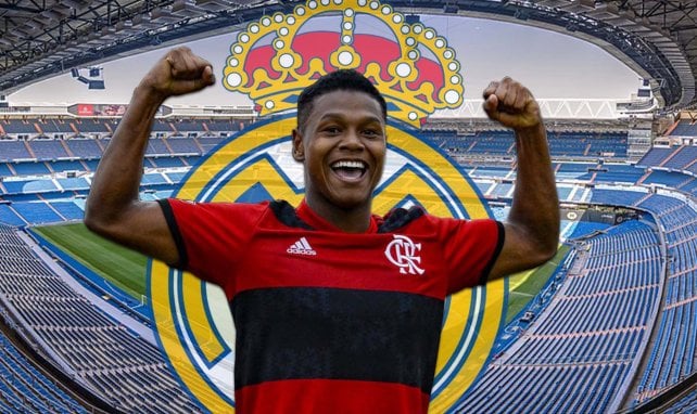 Matheus França sous le maillot de Flamengo