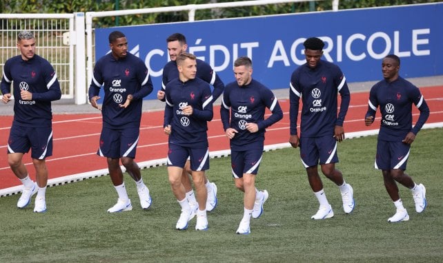 Lucas et Théo Hernandez pour leur premier entrainement avec les Bleus