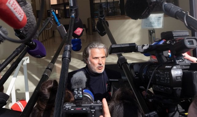 Vincent Labrune face aux médias