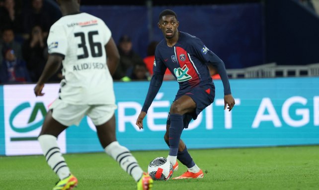Ousmane Dembélé sous le maillot du PSG