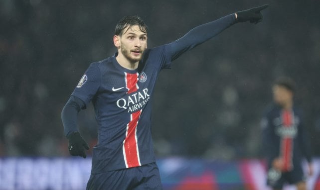 Khvicha Kvaratskhelia avec le PSG