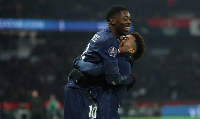 Ousmane Dembélé, avec le PSG