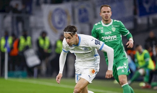 Amar Dedic (OM) contre Saint-Étienne