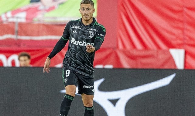 Lens : la joie de Hazard après son premier but en Ligue 1