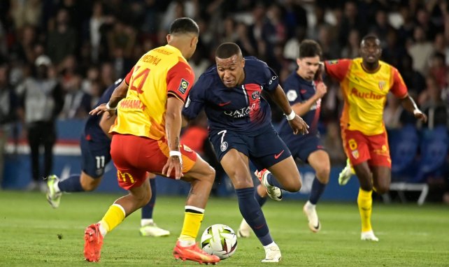 Kylian Mbappé avec le PSG