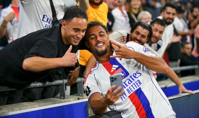 Ruben Kluivert avec l'OL