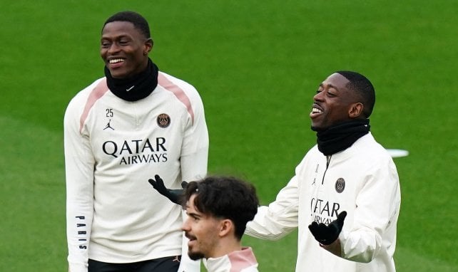 PSG : Ousmane Dembélé et Nuno Mendes de retour à l’entraînement