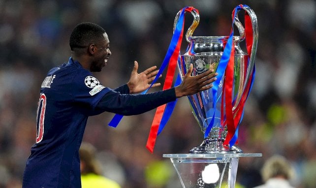 Ousmane Dembélé avec le PSG