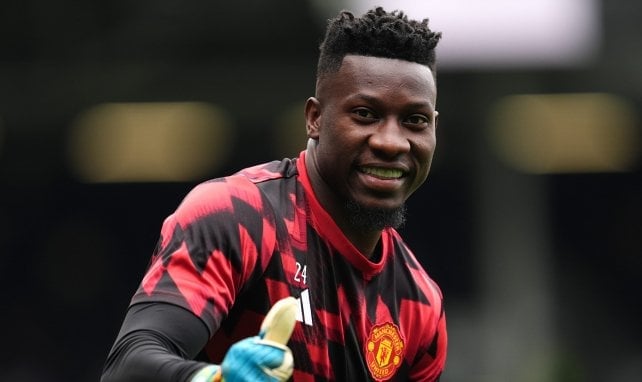 André Onana sous le maillot de Manchester United