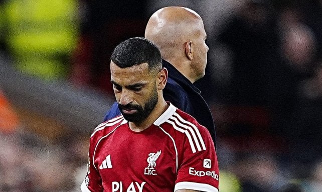 Salah et Slot (Liverpool)