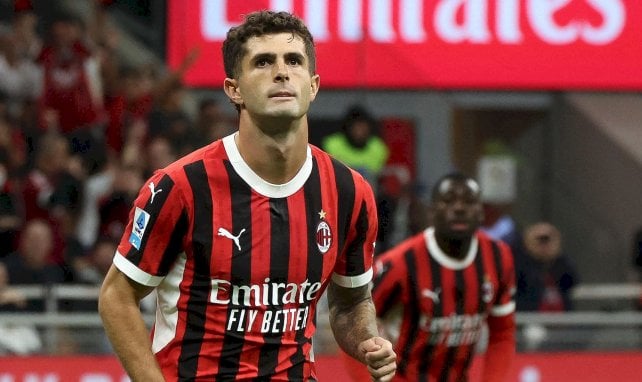 Pulisic avec l'AC Milan