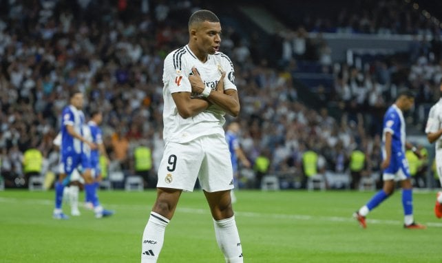 Kylian Mbappé avec le Real Madrid