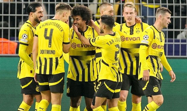 Les joueurs du Borussia Dortmund