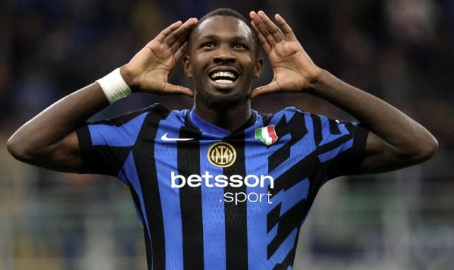 Marcus Thuram, avec l'Inter Milan.